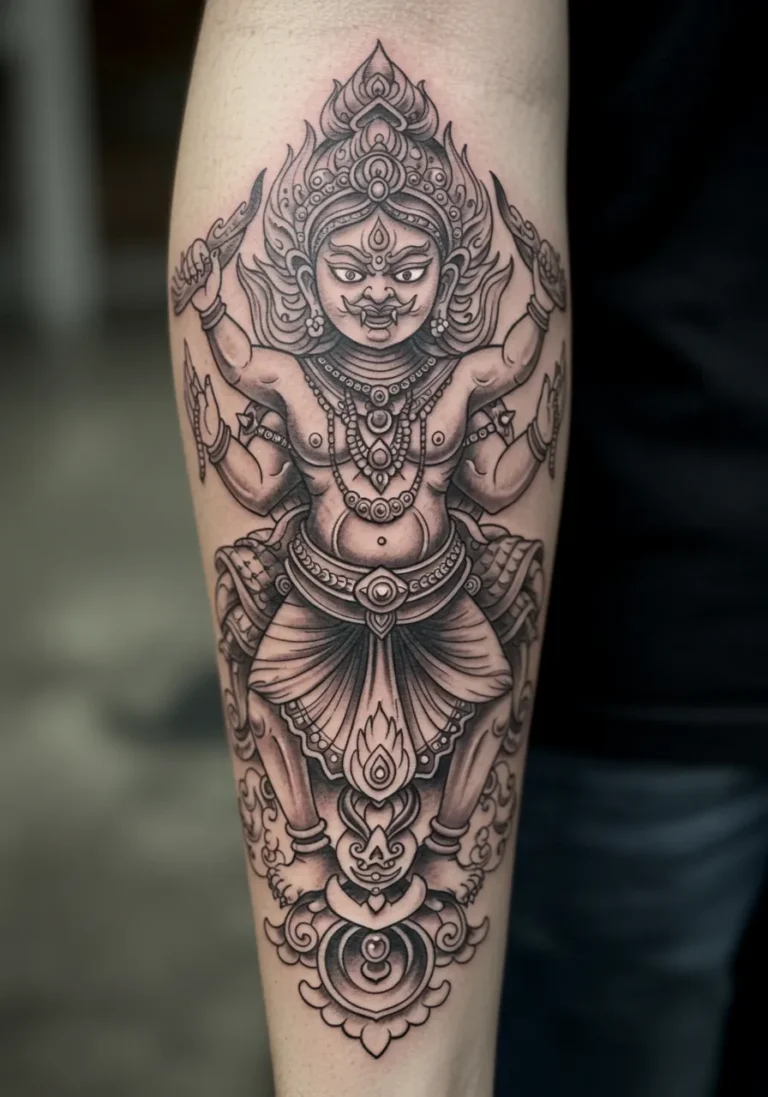 7 Bhairab Tattoo Designs That Embody Power and Protection